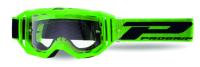 Очки кроссовые Progrip Vision 3300-411 Green Matt прозрачная линза 3310