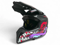 Шлем RH 127 Matt BlackRedViolet, S