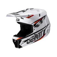 Кроссовый шлем Leatt 3.5 + очки Vizion 3.5 V25 XXl White
