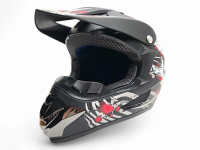 Шлем RH 125 Matt Black White, XS