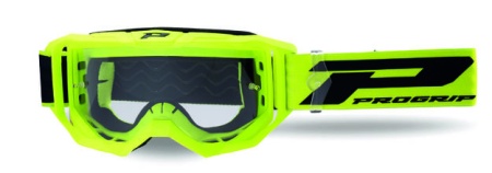 Очки кроссовые Progrip Vision 3300-310 Yellow Fluo Matt прозрачная линза 3310