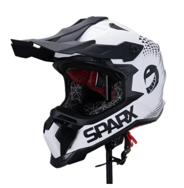 Шлем эндуро SPARX Raptor (JH-601) (бело-черный, L)