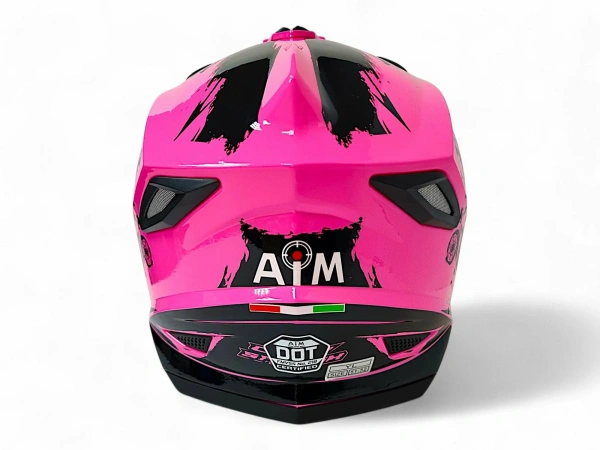 Шлем детский AiM JK802Y Pink/Black, Y/S