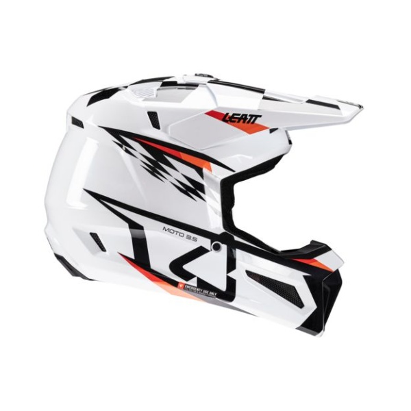 Кроссовый шлем Leatt 3.5 + очки Vizion 3.5 V25 XXl White