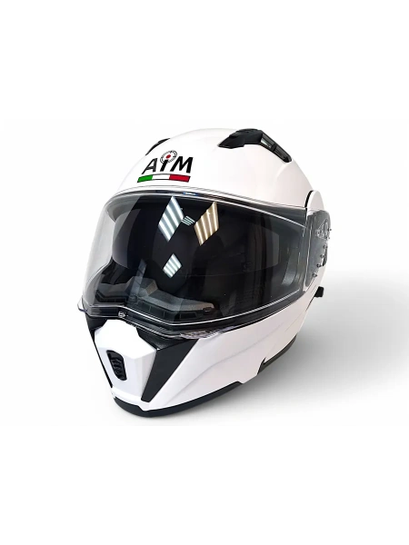 Шлем AiM JK906 White Glossy, XS