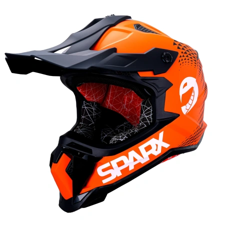 Шлем эндуро SPARX Raptor (JH-601) (оранжево-черный, 2XL)