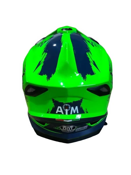 Шлем детский AiM JK802Y Green/Blue, Y/L