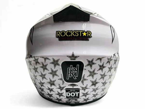 Шлем RH 125 Rockstar White/#11, S