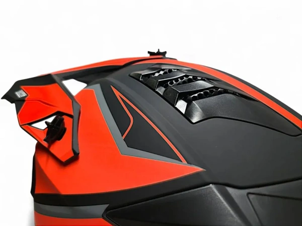 Шлем RH 127 Matt Black Orange, M