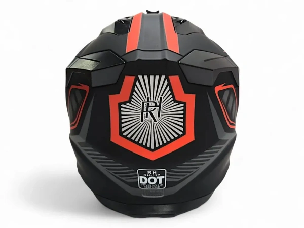 Шлем RH 127 Matt Black Orange, M